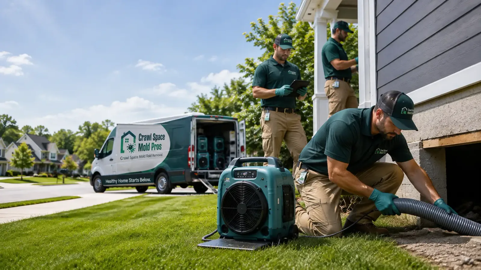 Crawl Space Mold Removal in Slatedale, PA